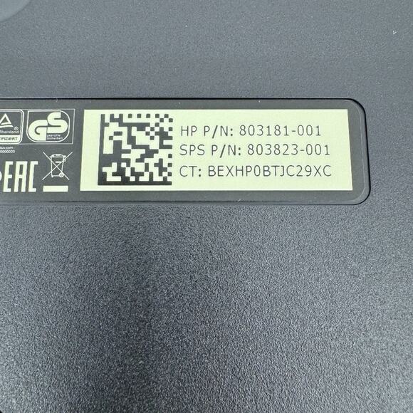 Hewlett Packard HP black USB wired QWERTY keyboard slim KBAR211 NEW - Picture 8 of 10